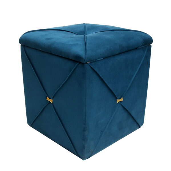 Velvet Ottomon  Storage Stool