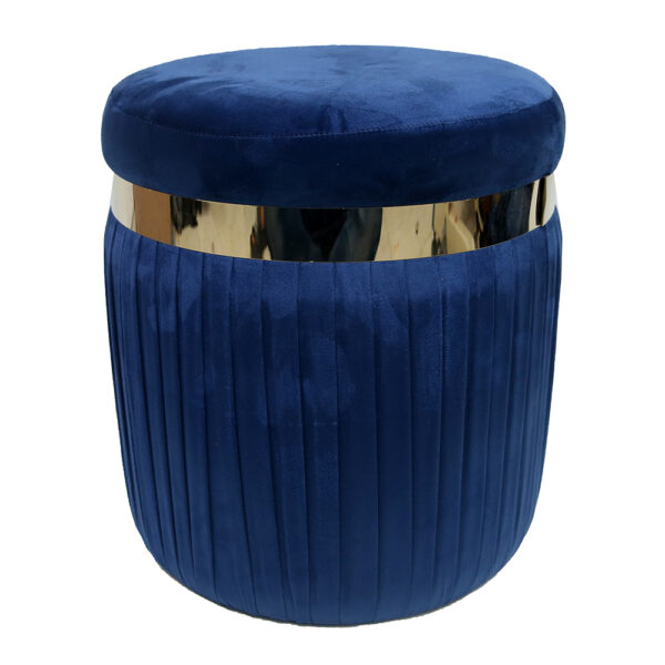 Velvet Ottomon Stool