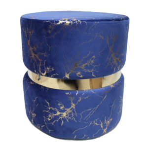 Velvet Ottomon Stool