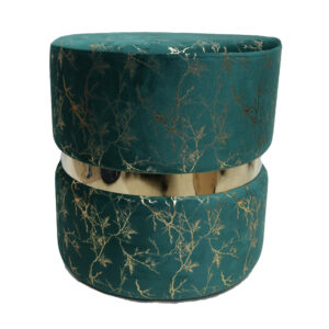 Velvet Ottomon Stool