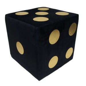 Velvet Ottomon  Dice Stool