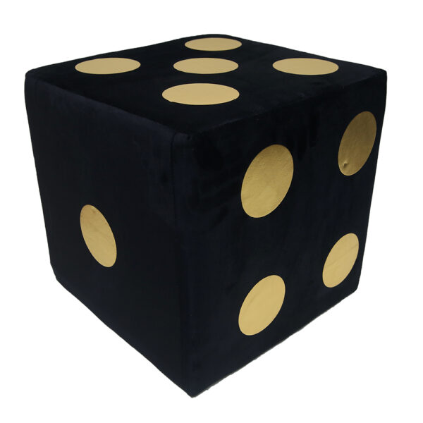 Velvet Ottomon  Dice Stool